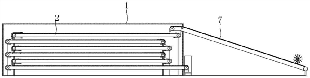 Mesh belt type air energy dryer unit based on 5G remote control