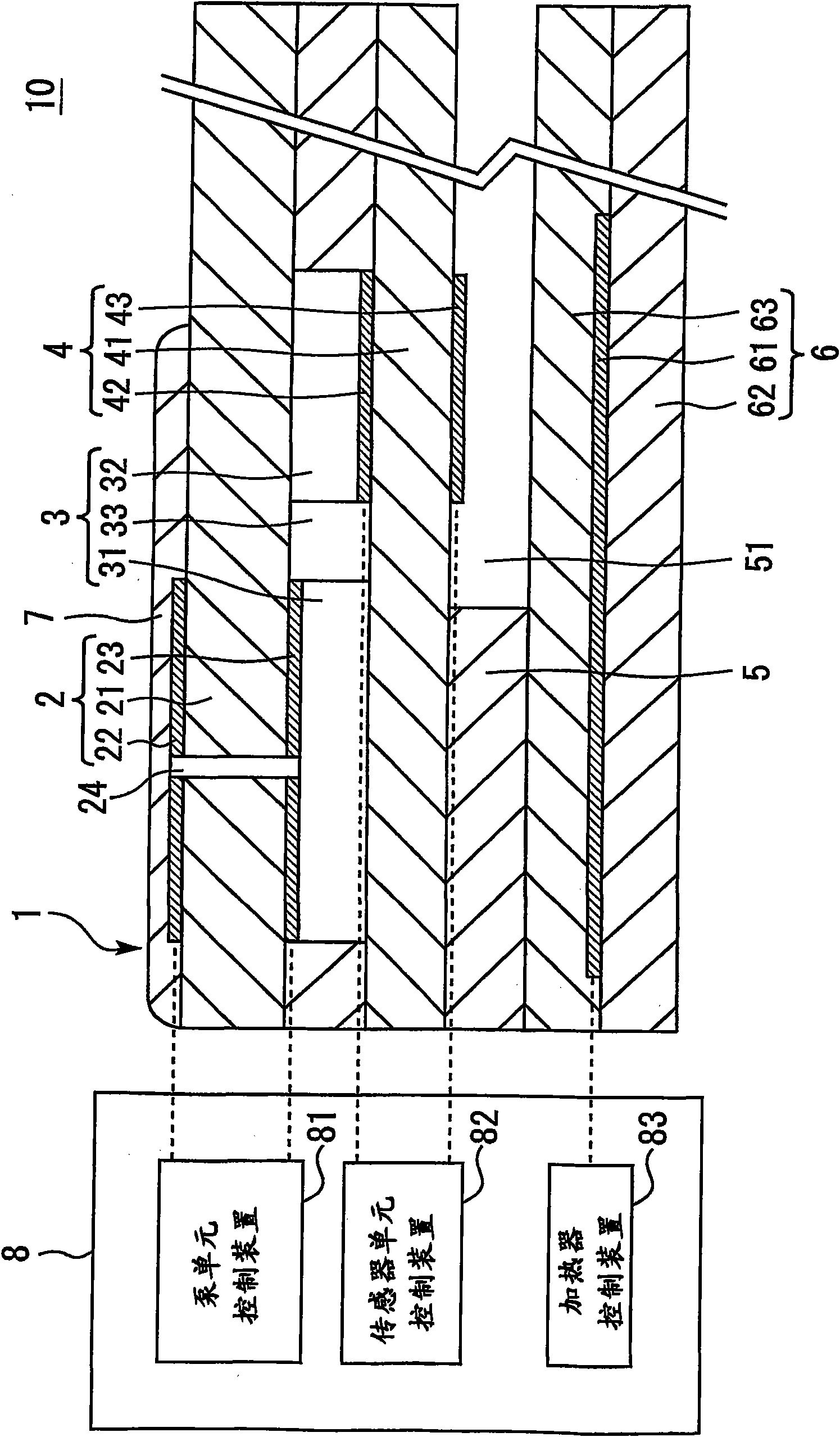 Gas concentration detection apparatus