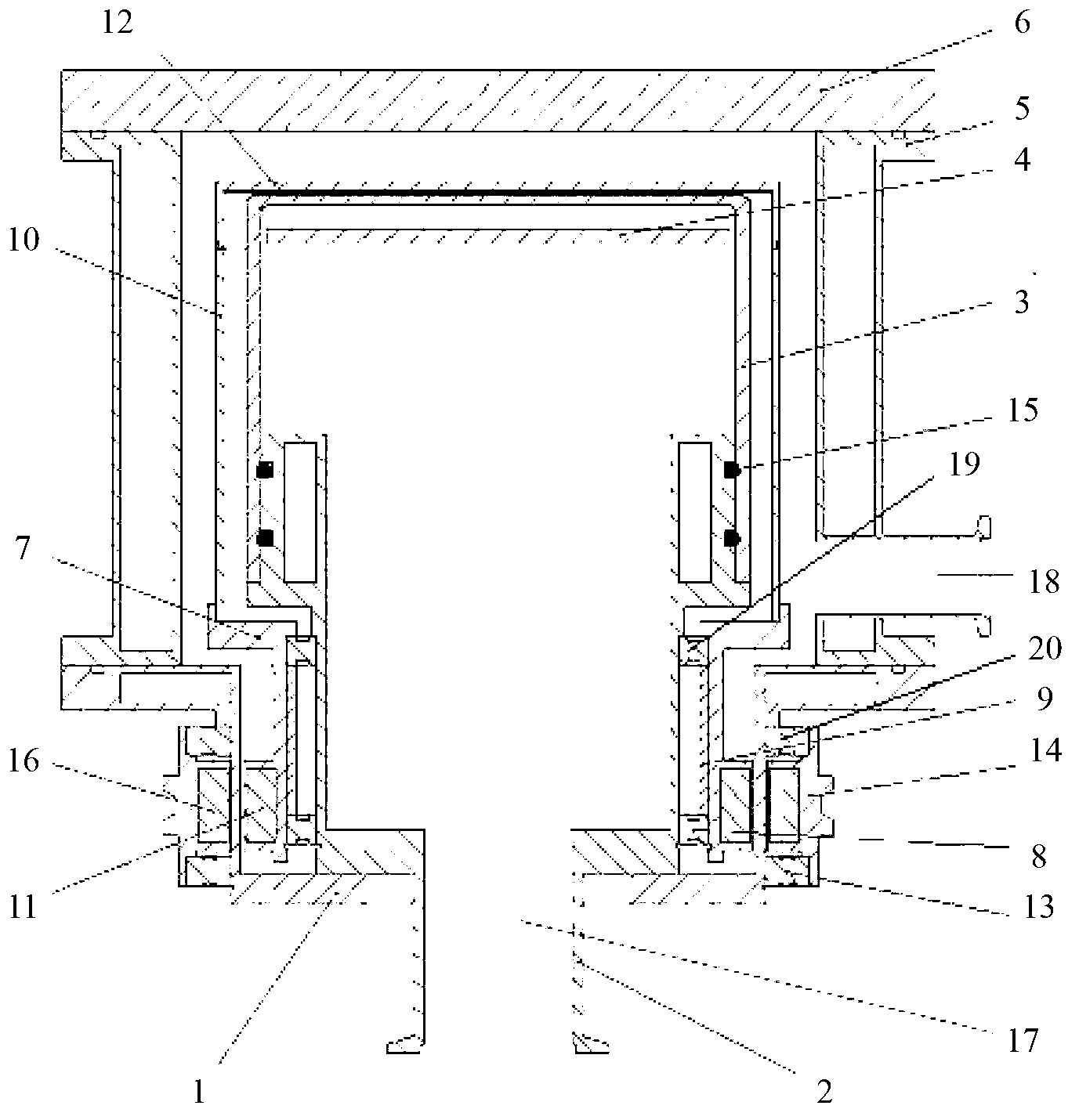 Organic metal chemical vapor deposition device for high-temperature growth of oxide film