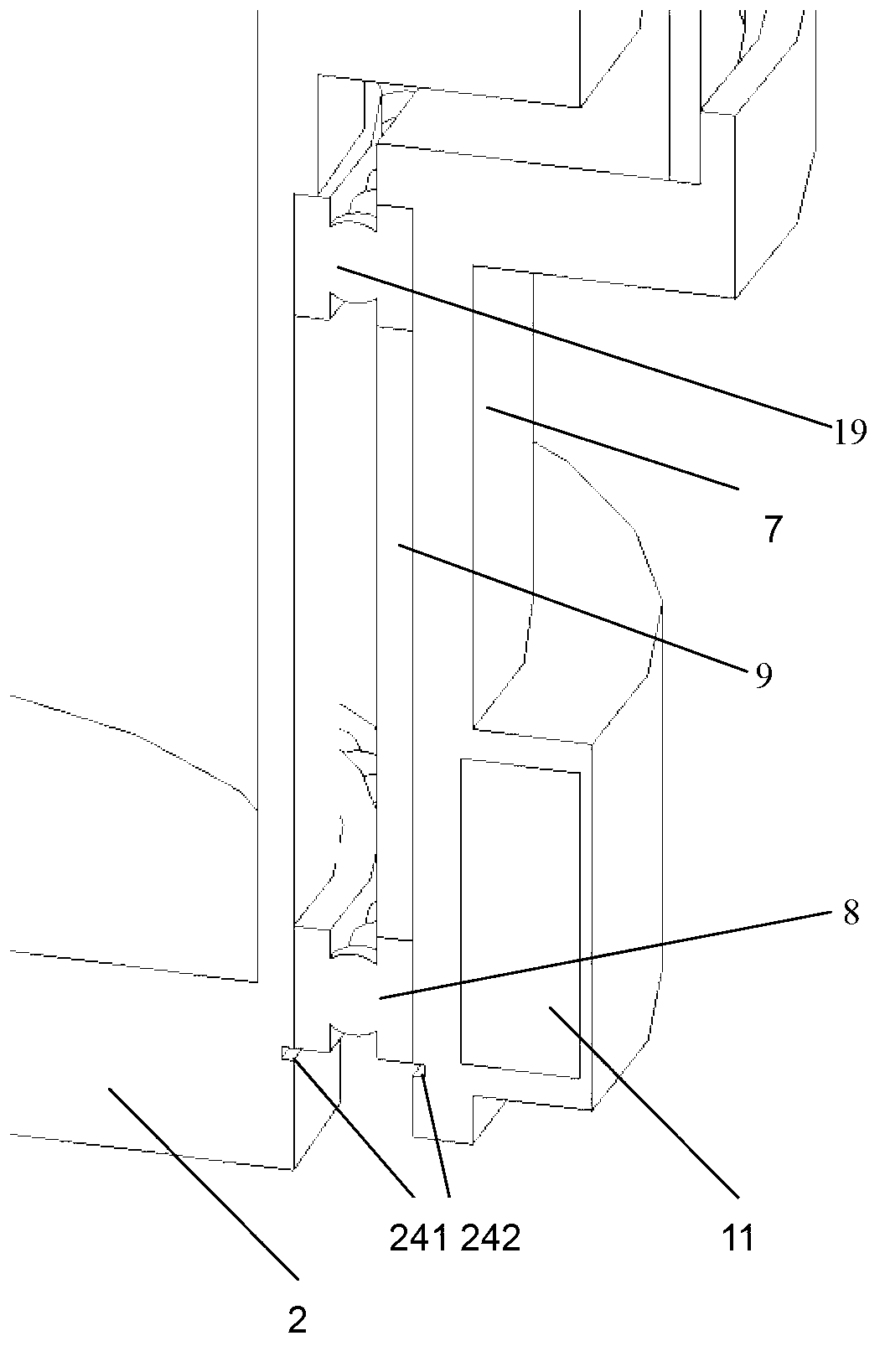 Organic metal chemical vapor deposition device for high-temperature growth of oxide film