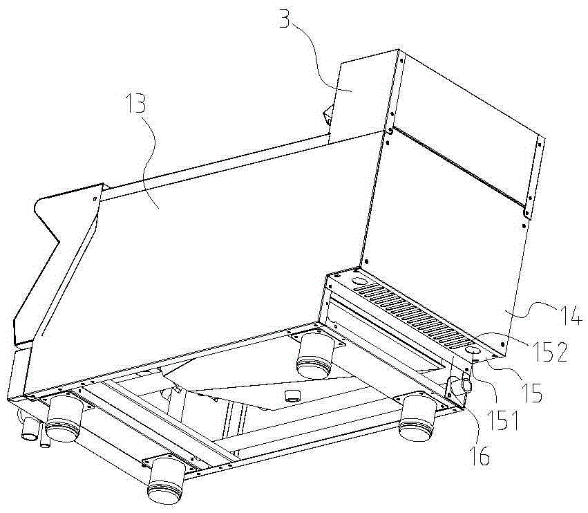 Table type gas single cylinder fryer