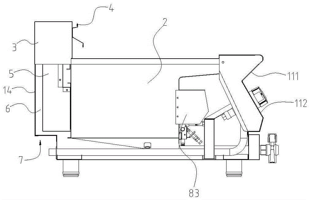 Table type gas single cylinder fryer