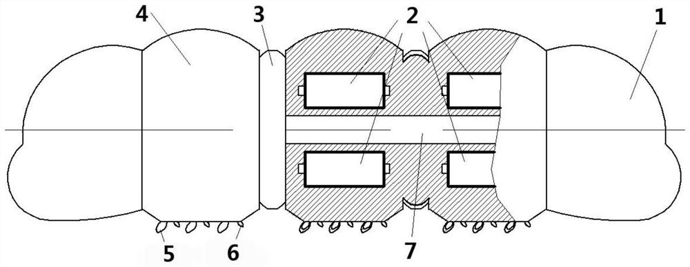 A thermally deformable cavity-driven crawling soft robot