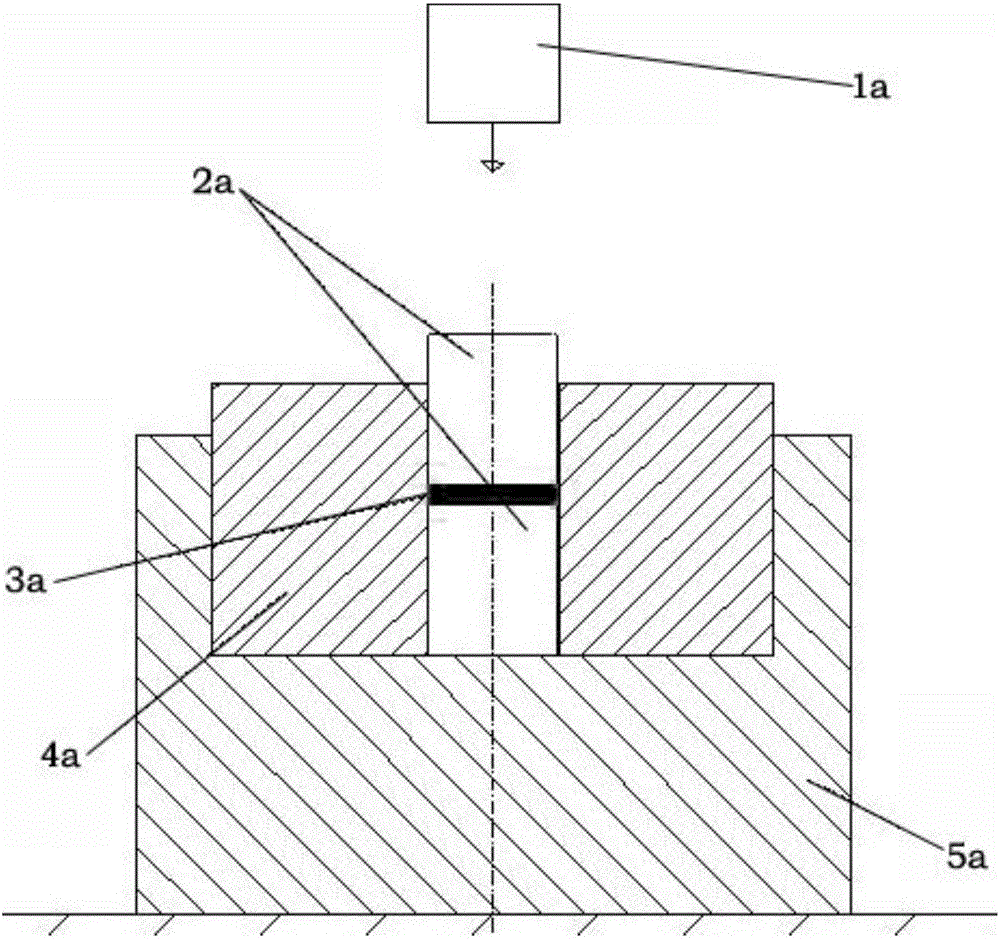 Inclined percussion experiment method and slope percussion device of powdery energetic material