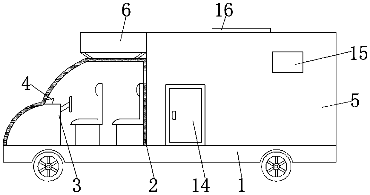 Energy-saving type recreational vehicle with solar power generation