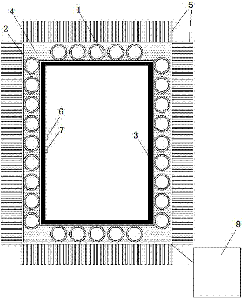 Cooling device of storage battery of electric vehicle