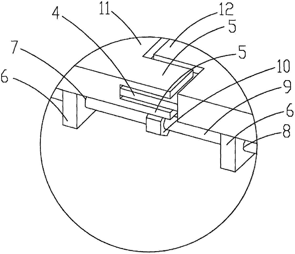 Width-variable optical fiber channel