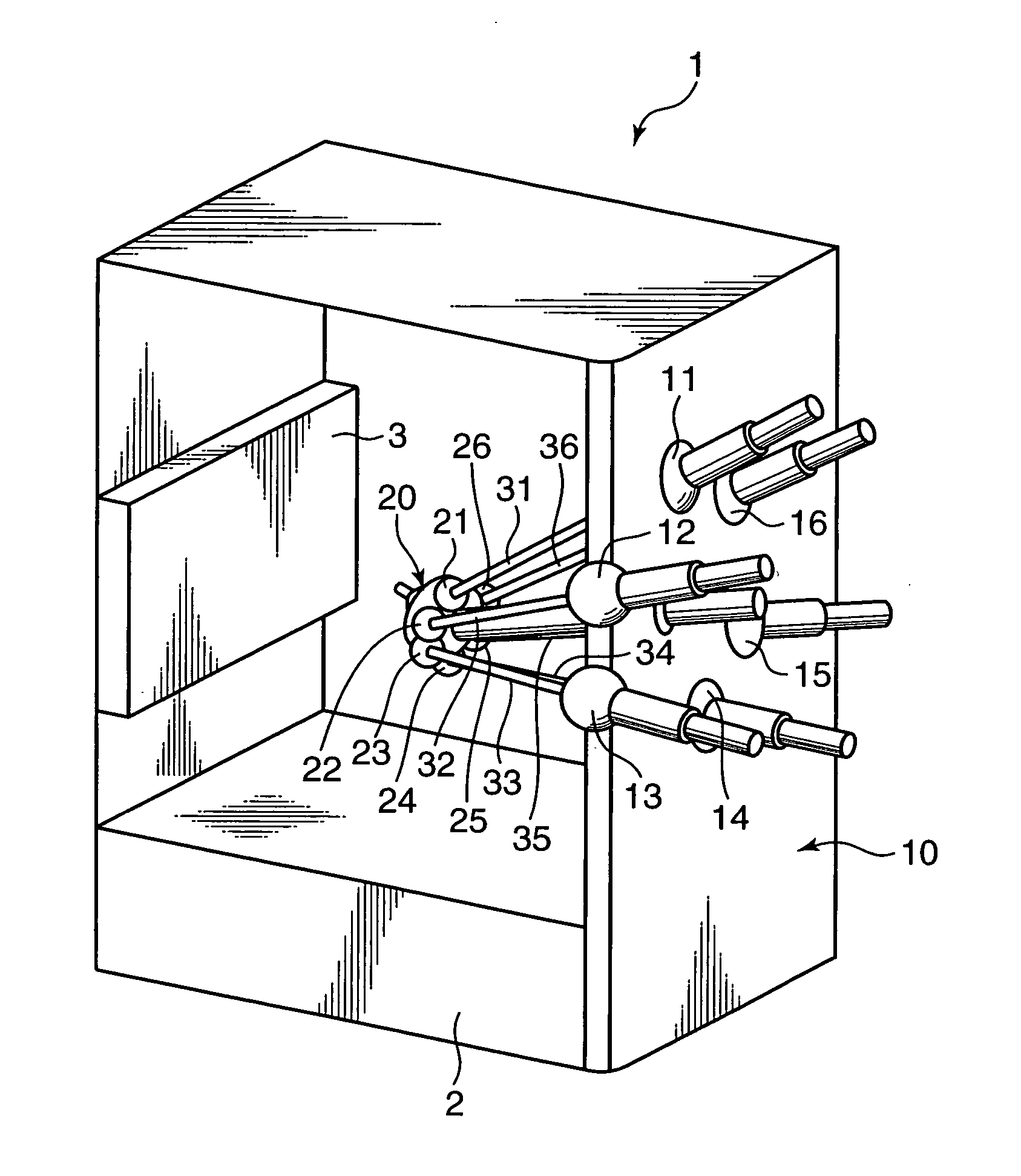 Method for calibrating parallel kinematic mechanism, method for verifying calibration, program product for verifying calibration, method for taking data, and method for taking correction data for spatial posturing correction