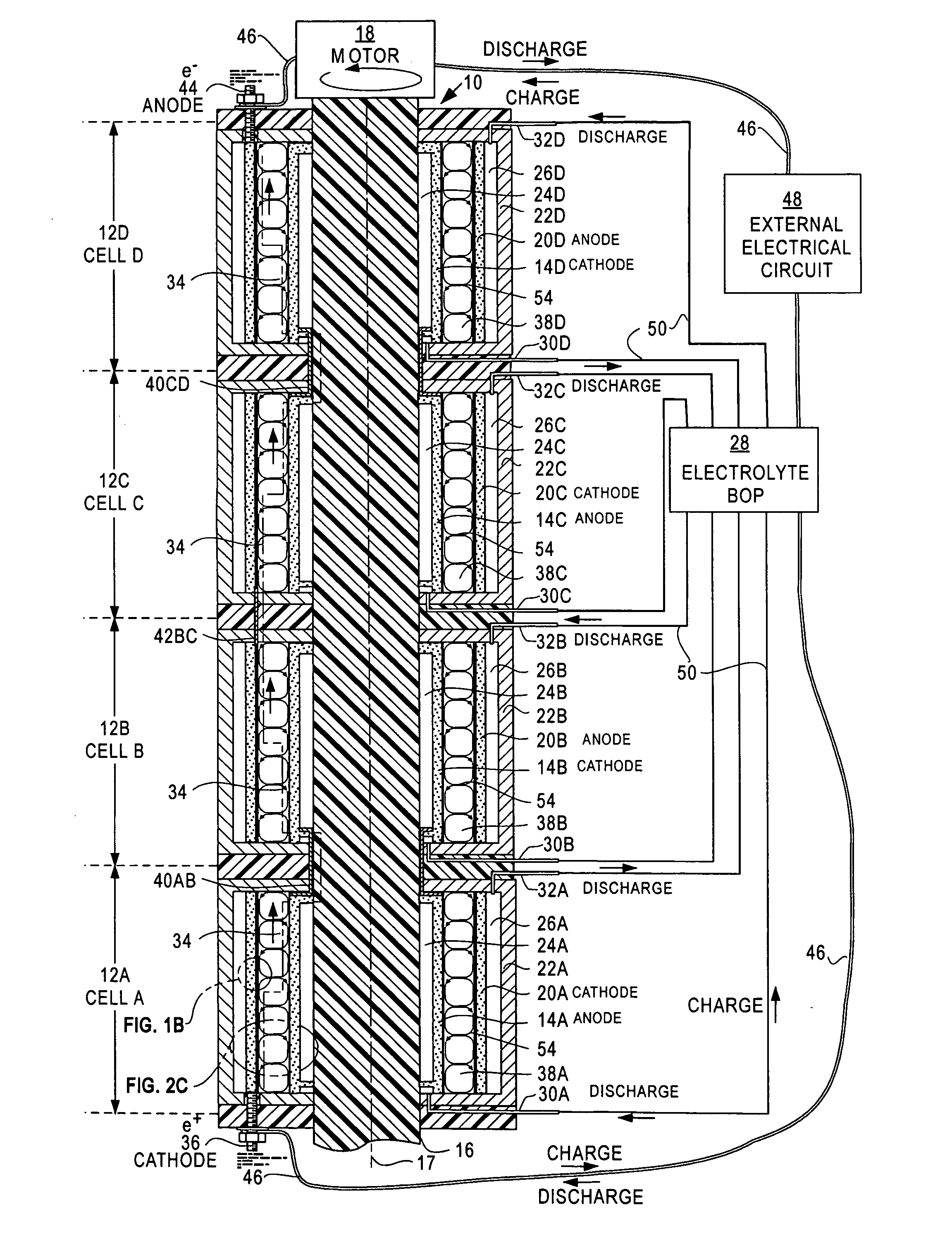 Dynamic accelerated reaction batteries utilizing taylor vortex flows