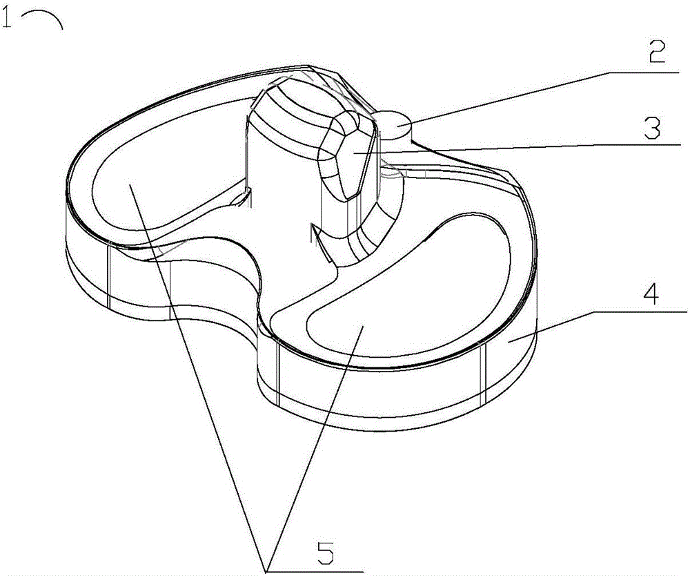 Human body knee joint soft tissue pressure and track measurement system