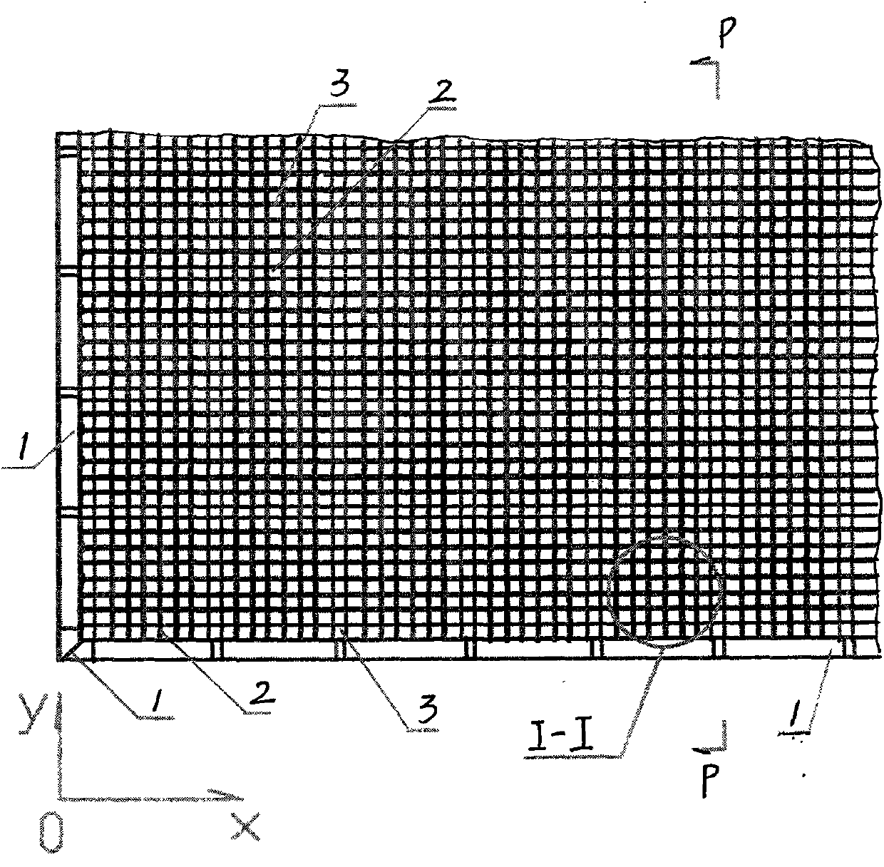 Supporting platform for sealing large-span building roofs