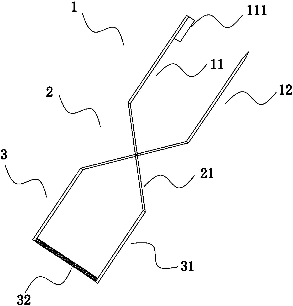 Tibial prothesis anti-shift fixator for unicompartmental knee arthroplasty