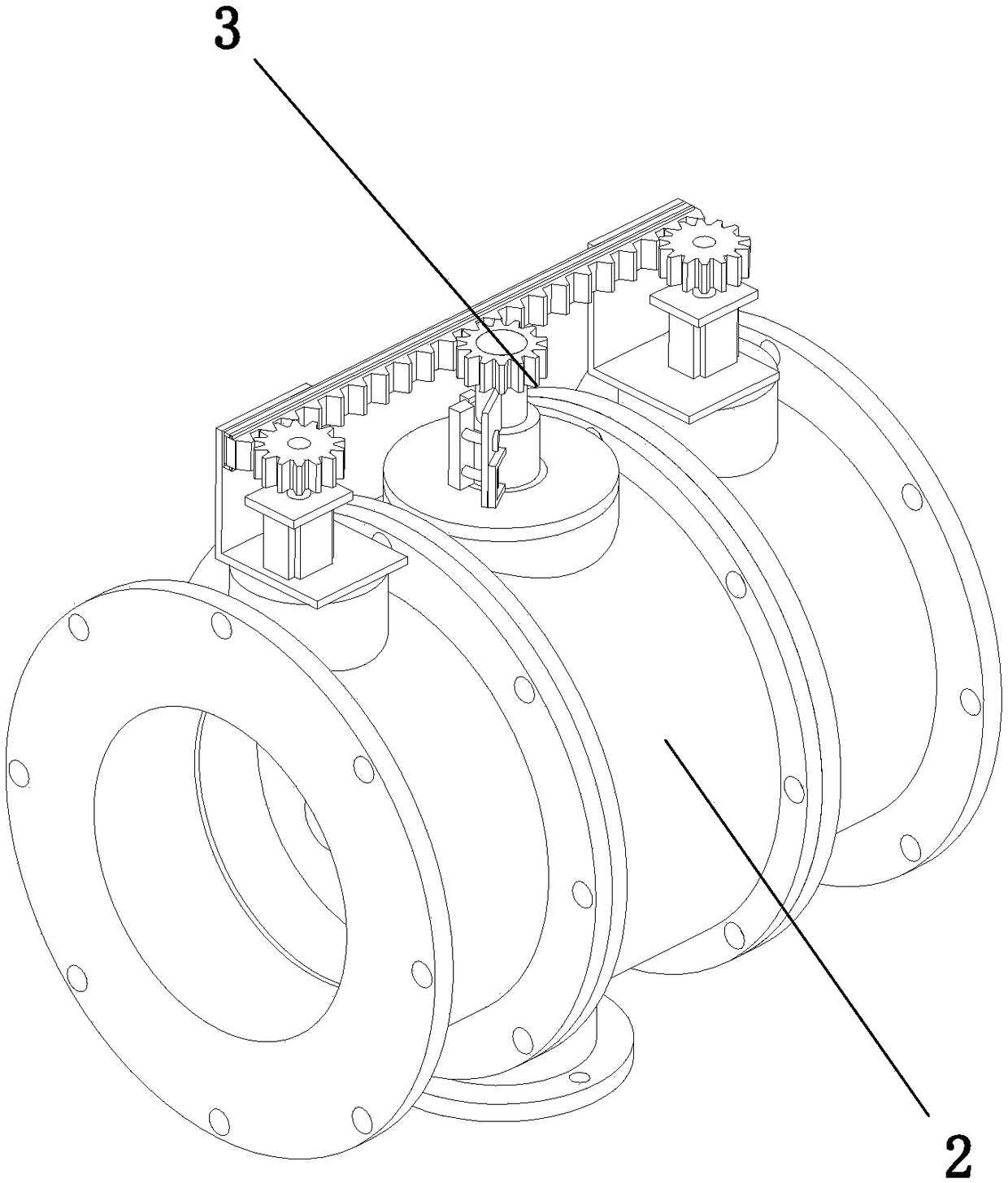 Automatic control ball valve with in-advance pressure relief function