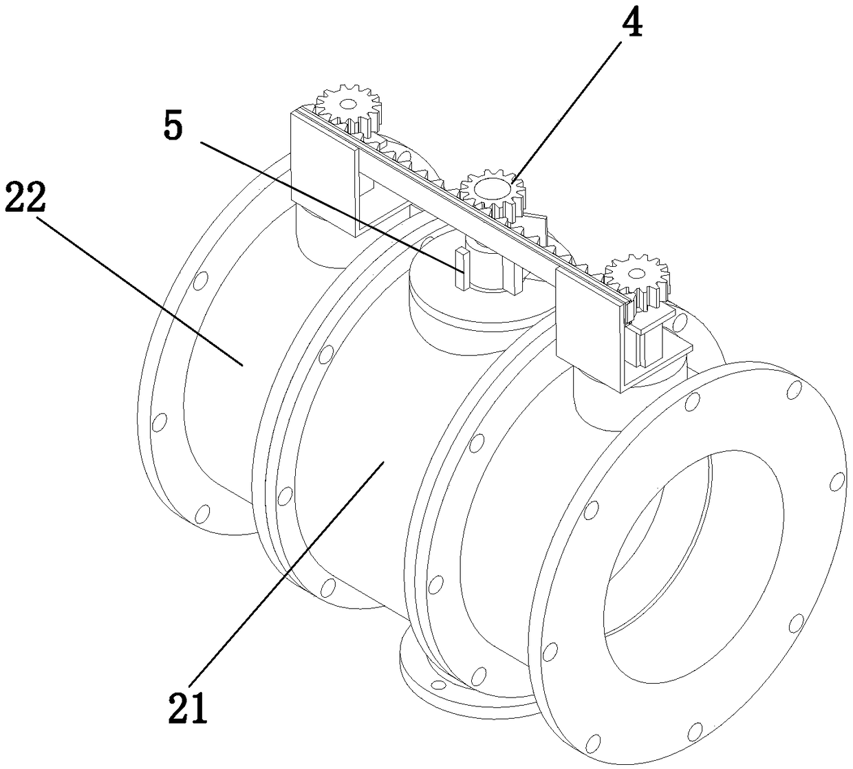 Automatic control ball valve with in-advance pressure relief function