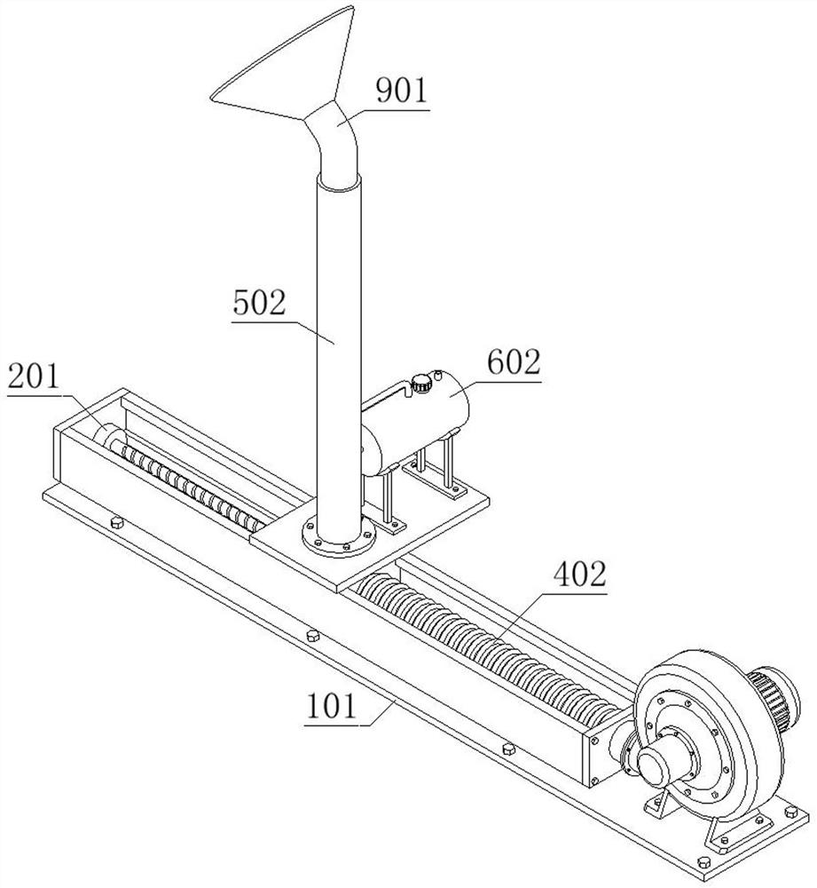 Atomization spraying device for machining plant