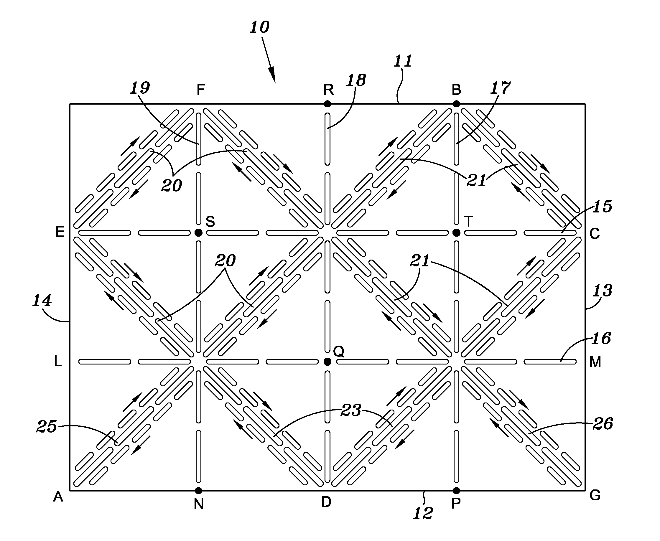 Quilting template and ruler