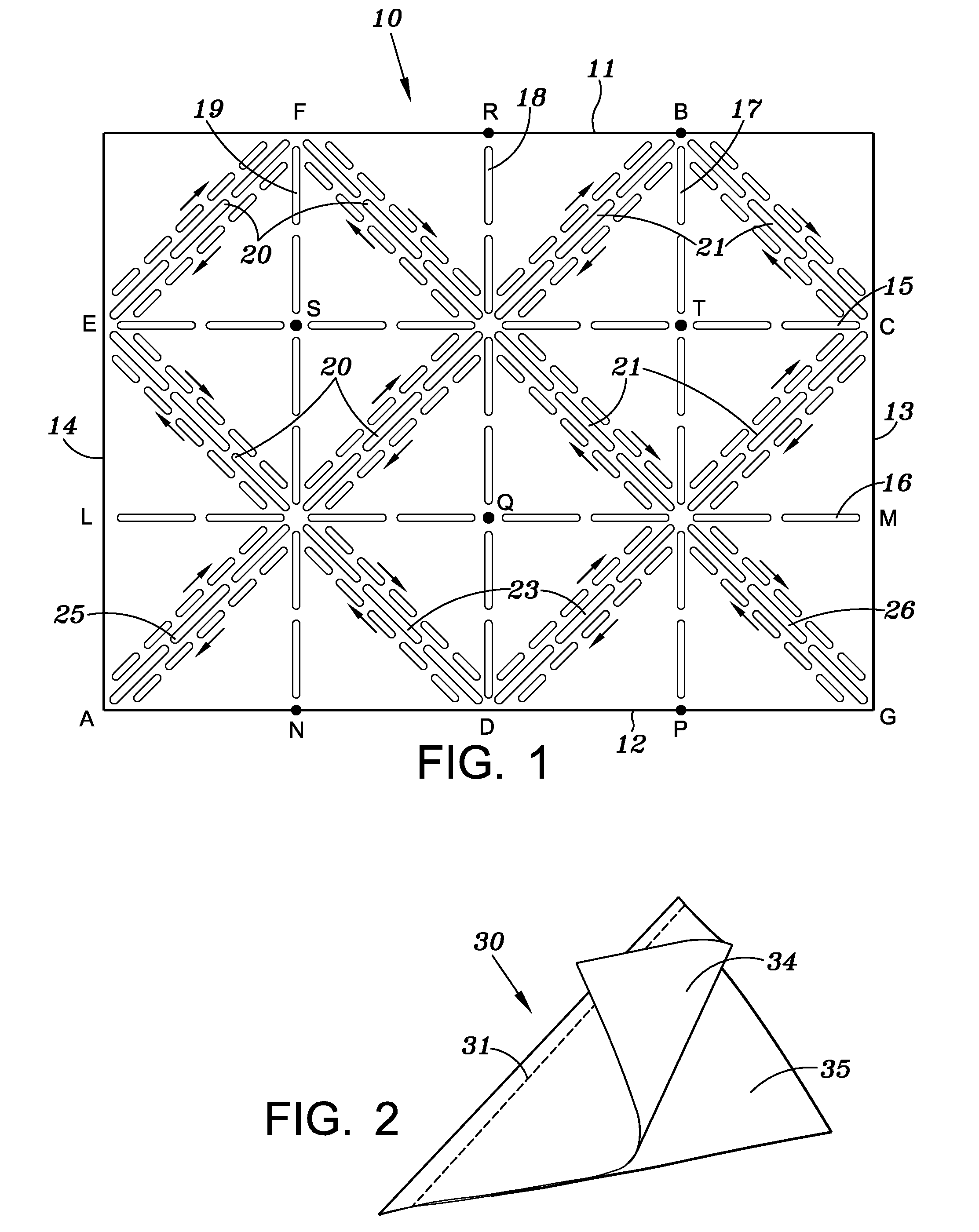 Quilting template and ruler