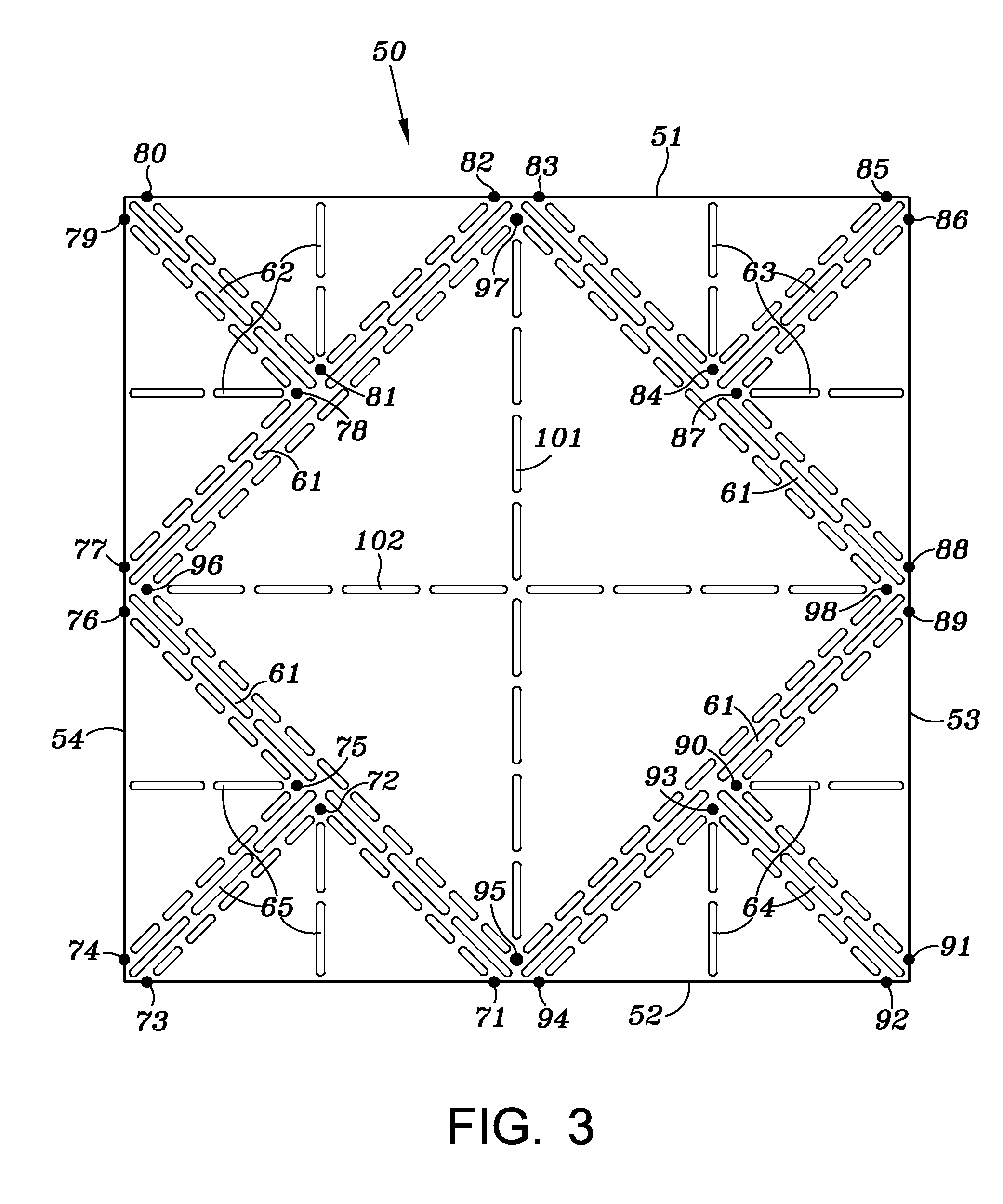 Quilting template and ruler