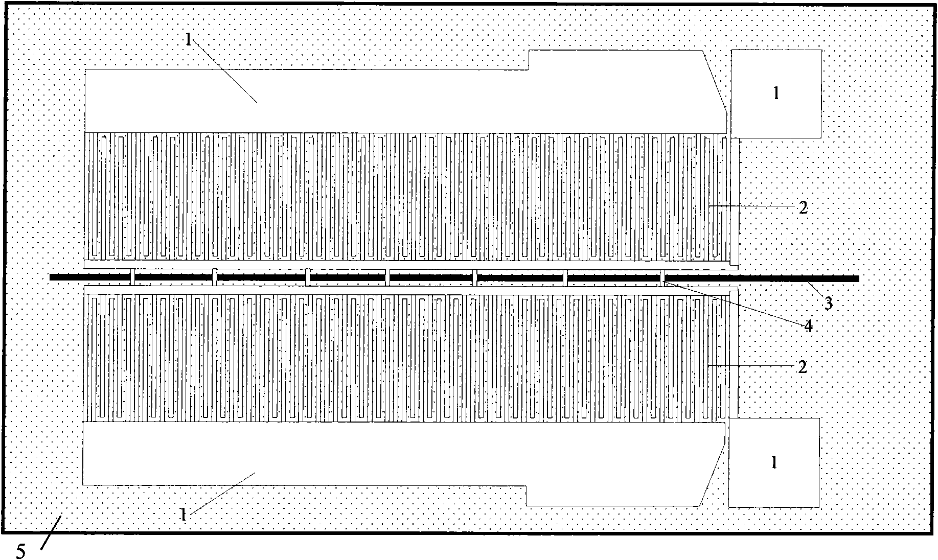 Bridge type surface acoustic wave transducer in micro-optical-electro-mechanical gyroscope