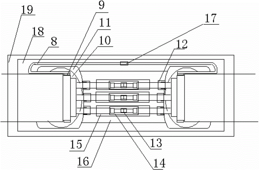 Method for manufacturing longitudinal water stopping device of medium-voltage power cable intermediate head