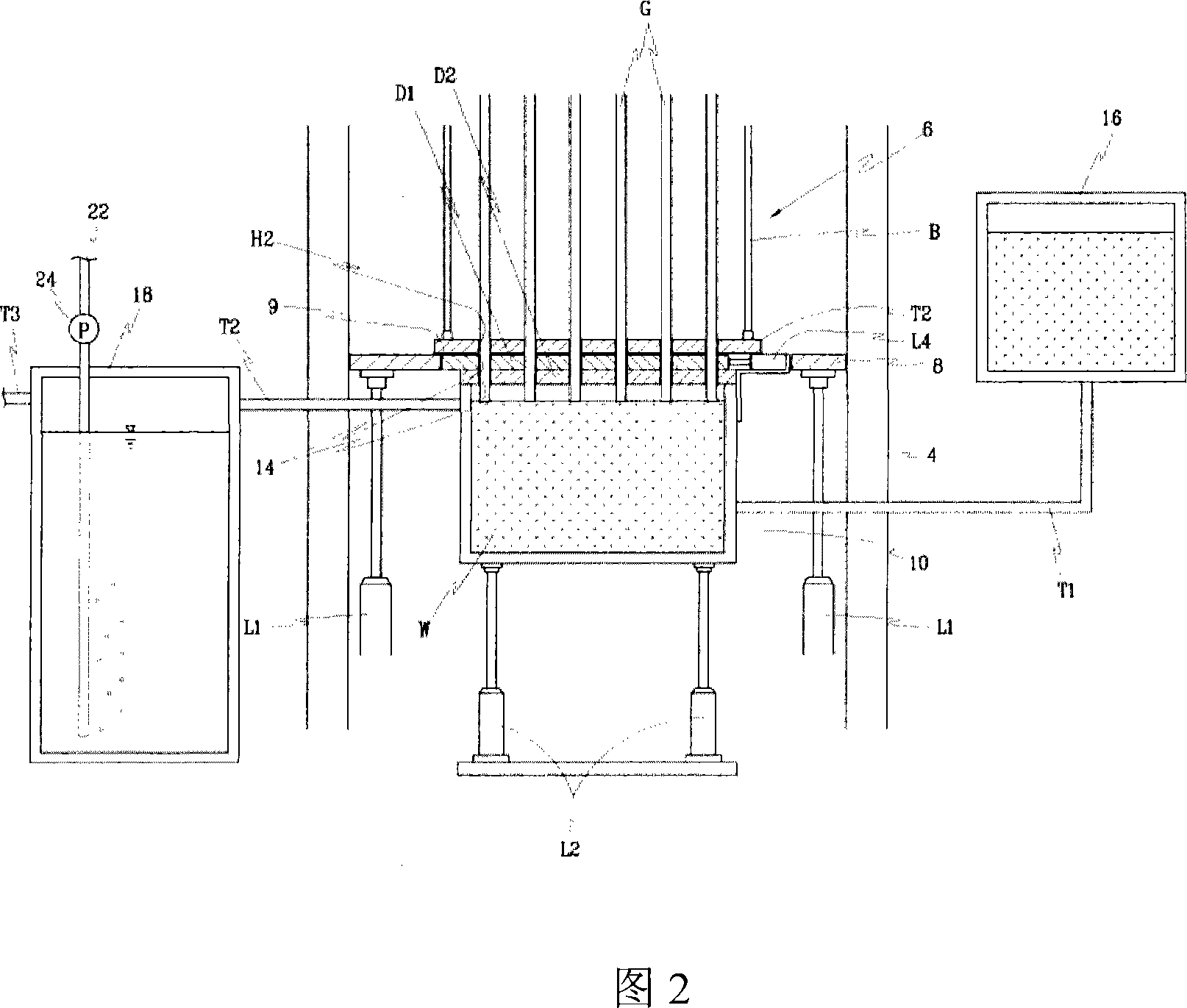 Fluorescent lamp fluorescent liquid coating device