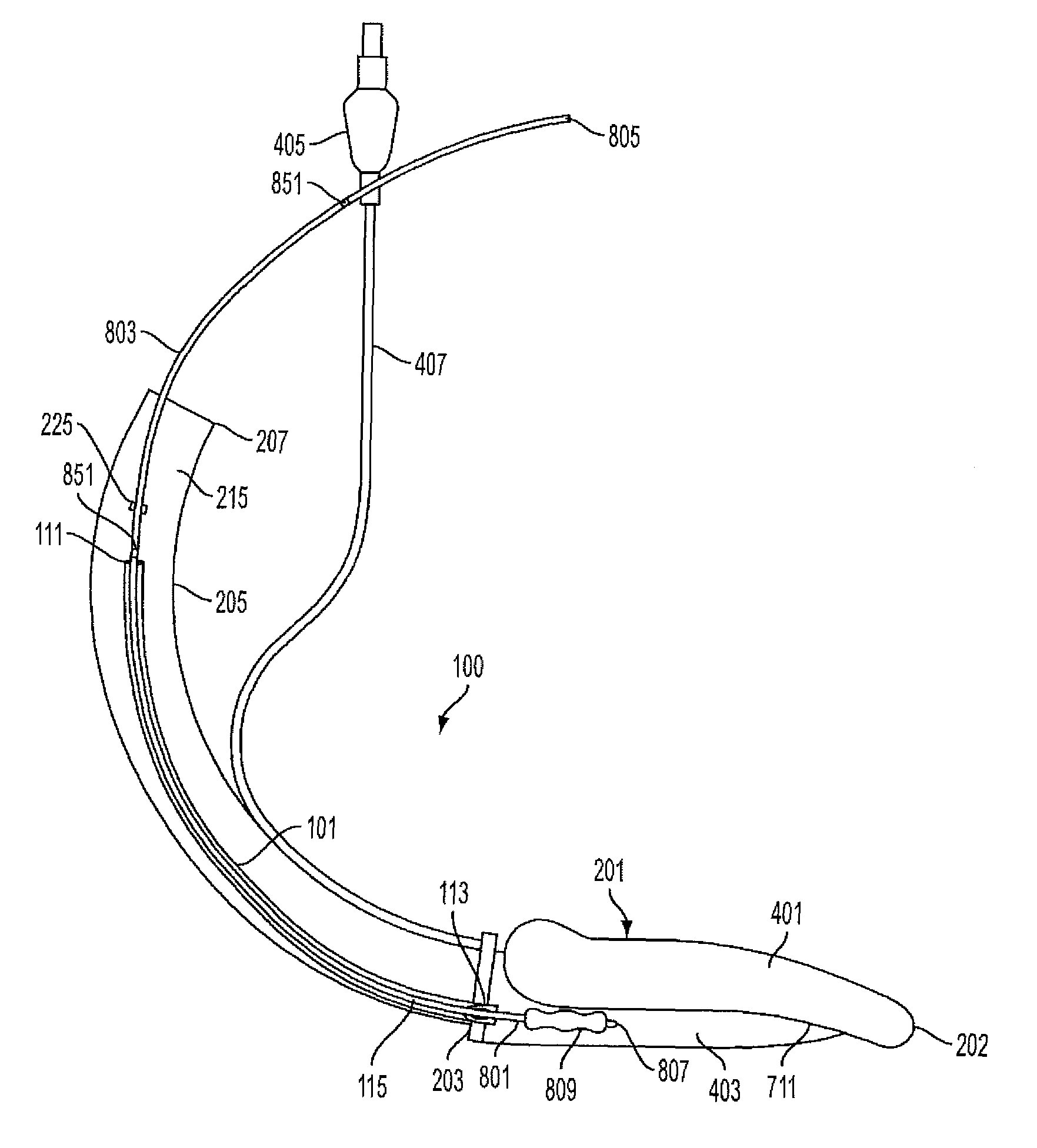 Laryngeal mask with esophageal blocker and bite block