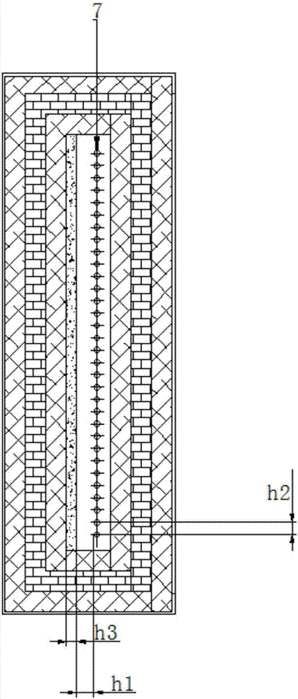 Heating structure of annealing furnace