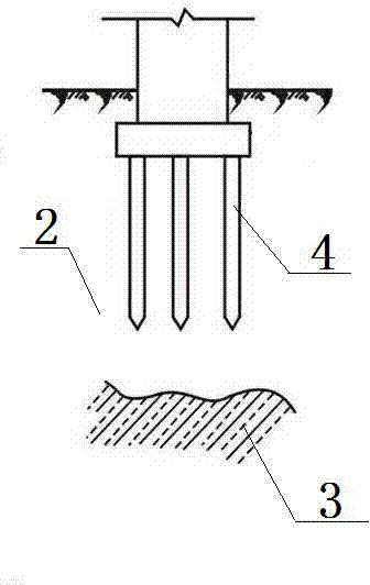 Method for improving pile group bearing capacity by means of reticular pile foundations