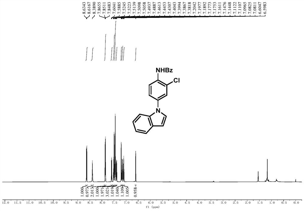 Ortho-halogenated arylamine compound and synthesis method thereof