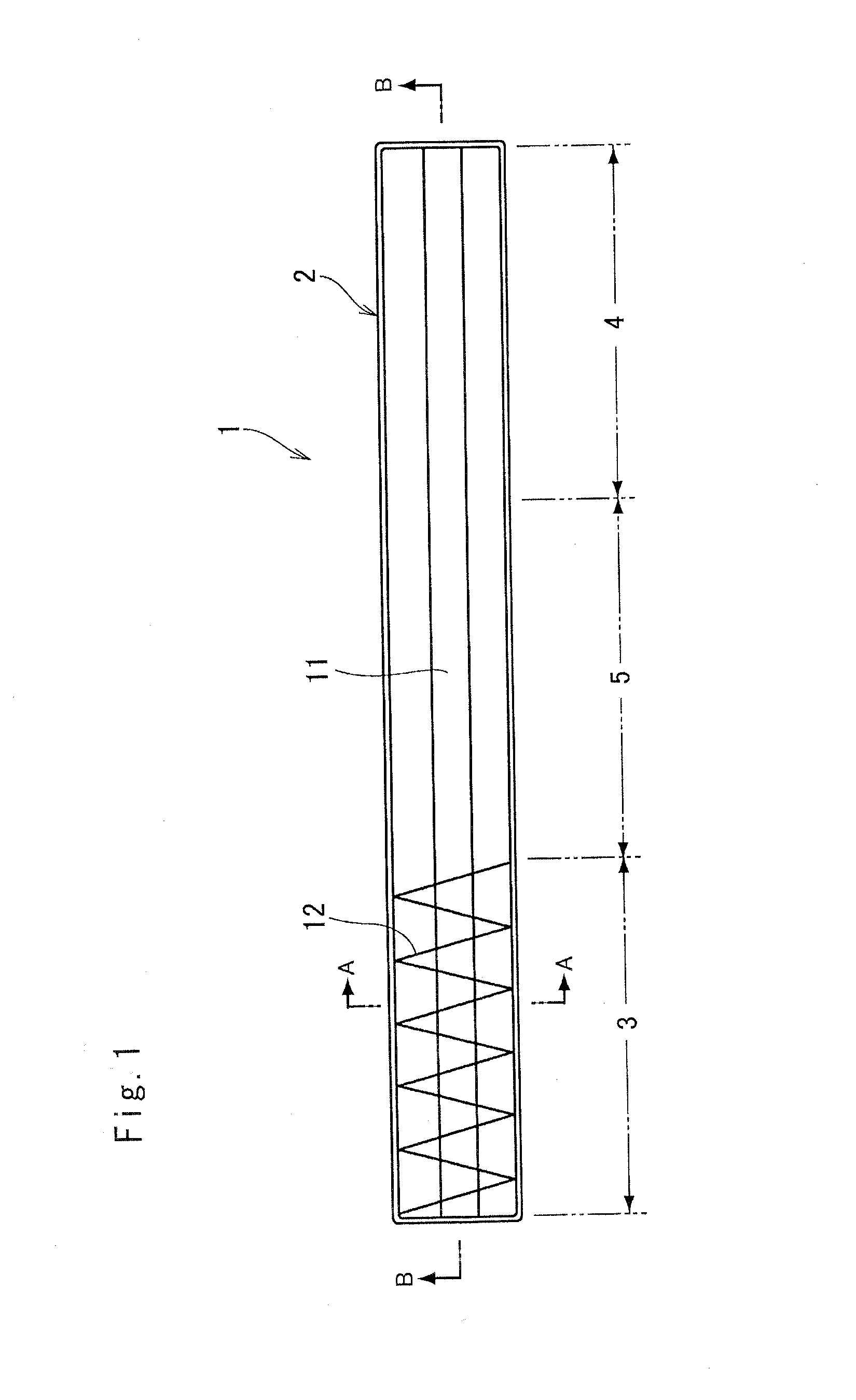 Flat heat pipe