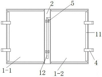 A shielding device and shielding method for live construction