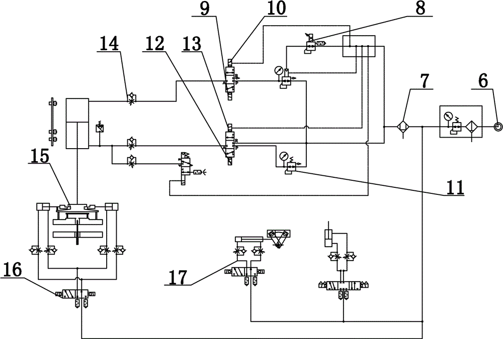 Workpiece fixed-size compensation type double-sided grinding device and method