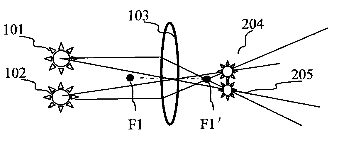 Method and system for improving display effect of optical lattice images