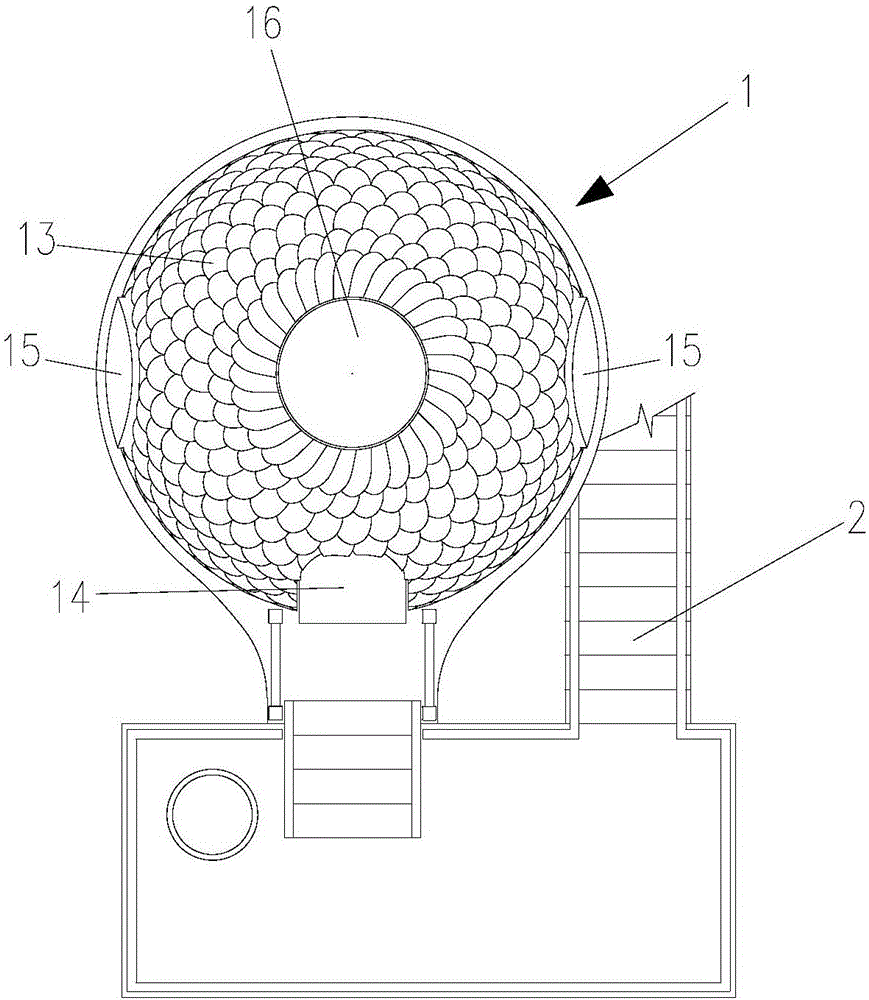 Comfortable energy-saving artificial tree house