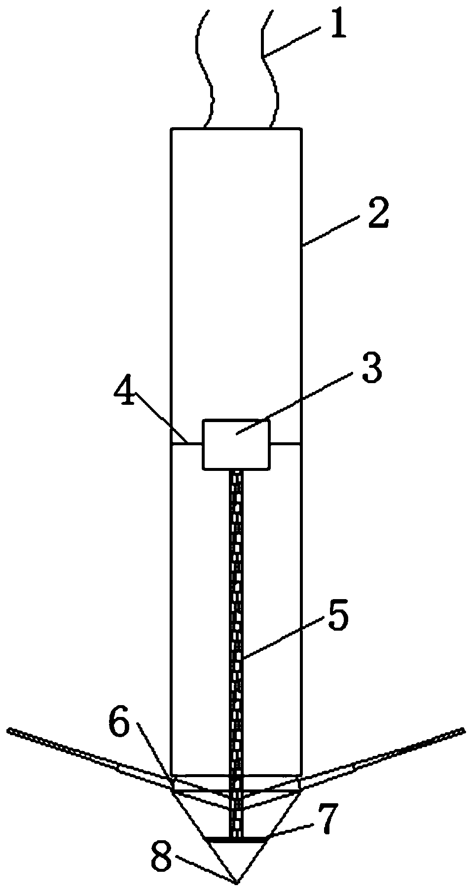 Torpedo anchor capable of increasing anchoring length