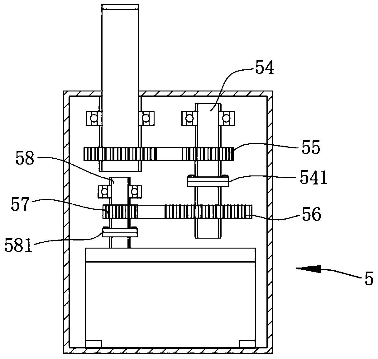 Animal-drawn power generation device