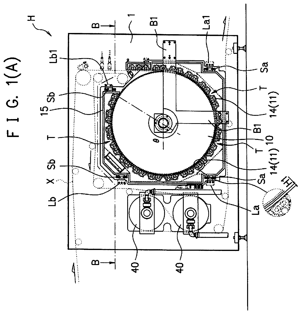 Drying device and ink-jet printing device equipped with the same