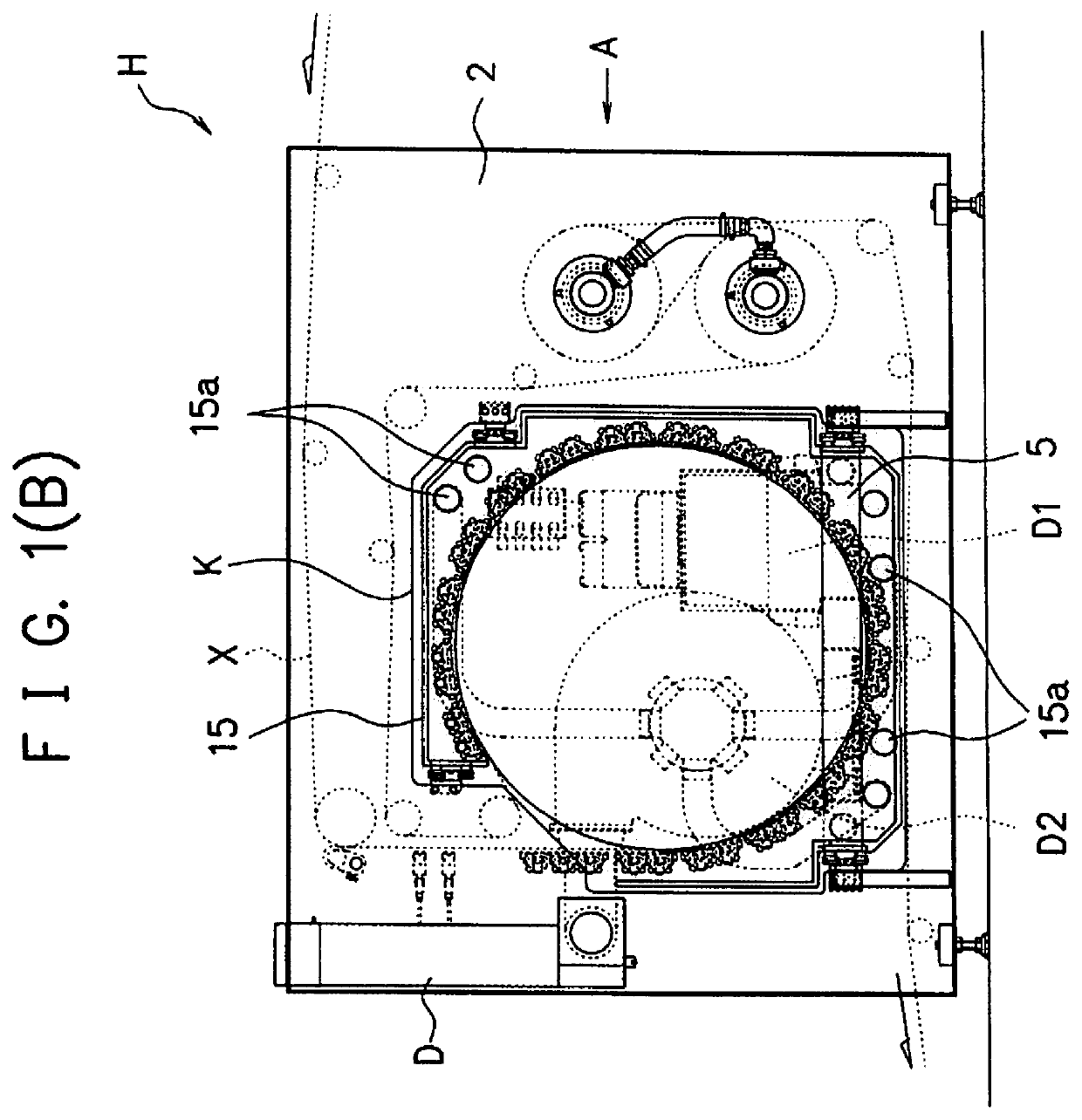 Drying device and ink-jet printing device equipped with the same