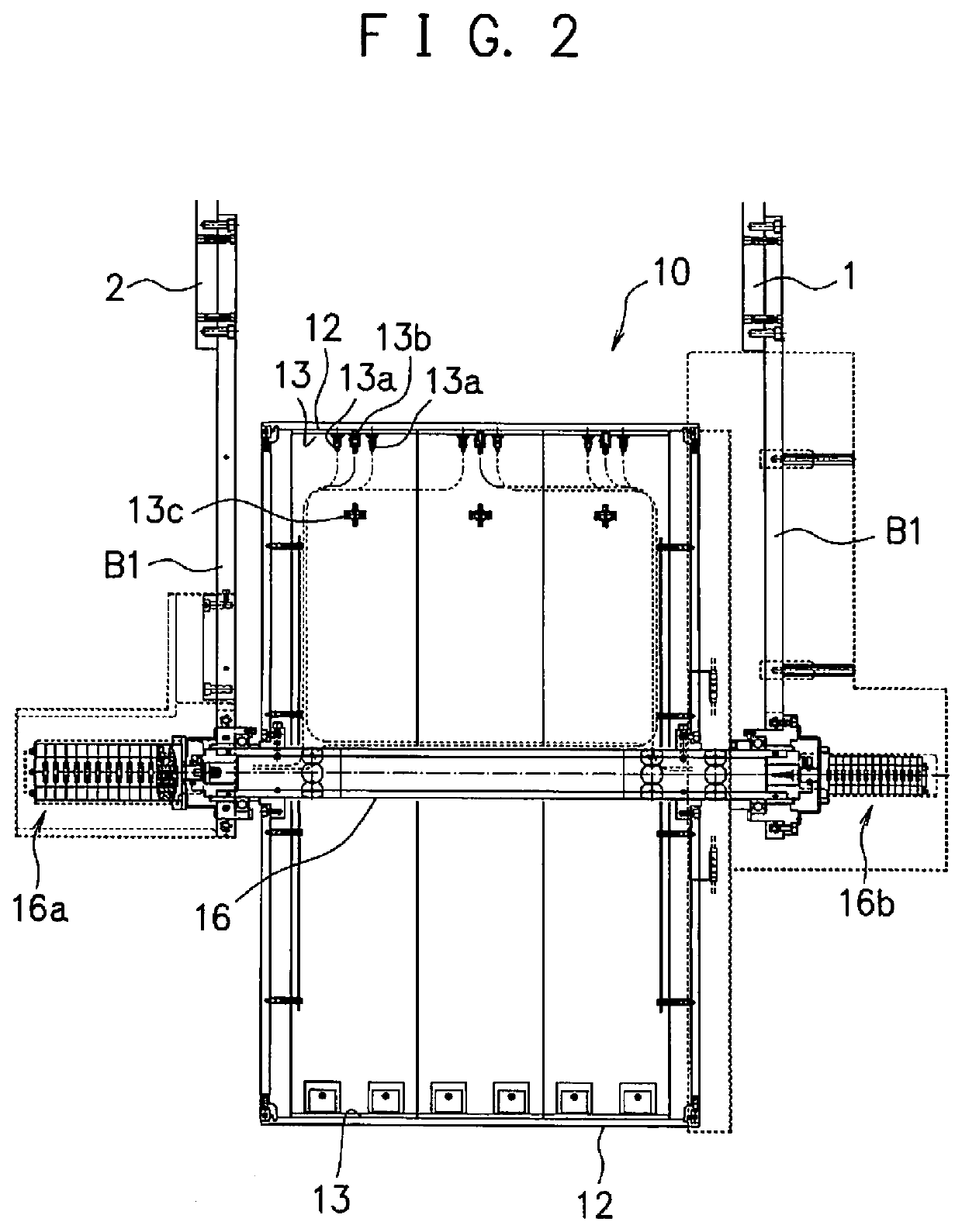 Drying device and ink-jet printing device equipped with the same