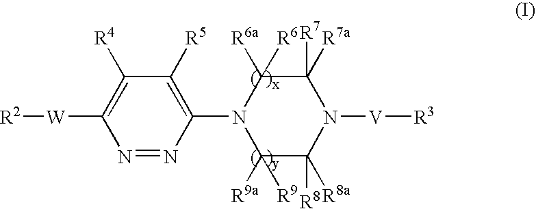 Pyridazine derivatives and their use as therapeutic agents