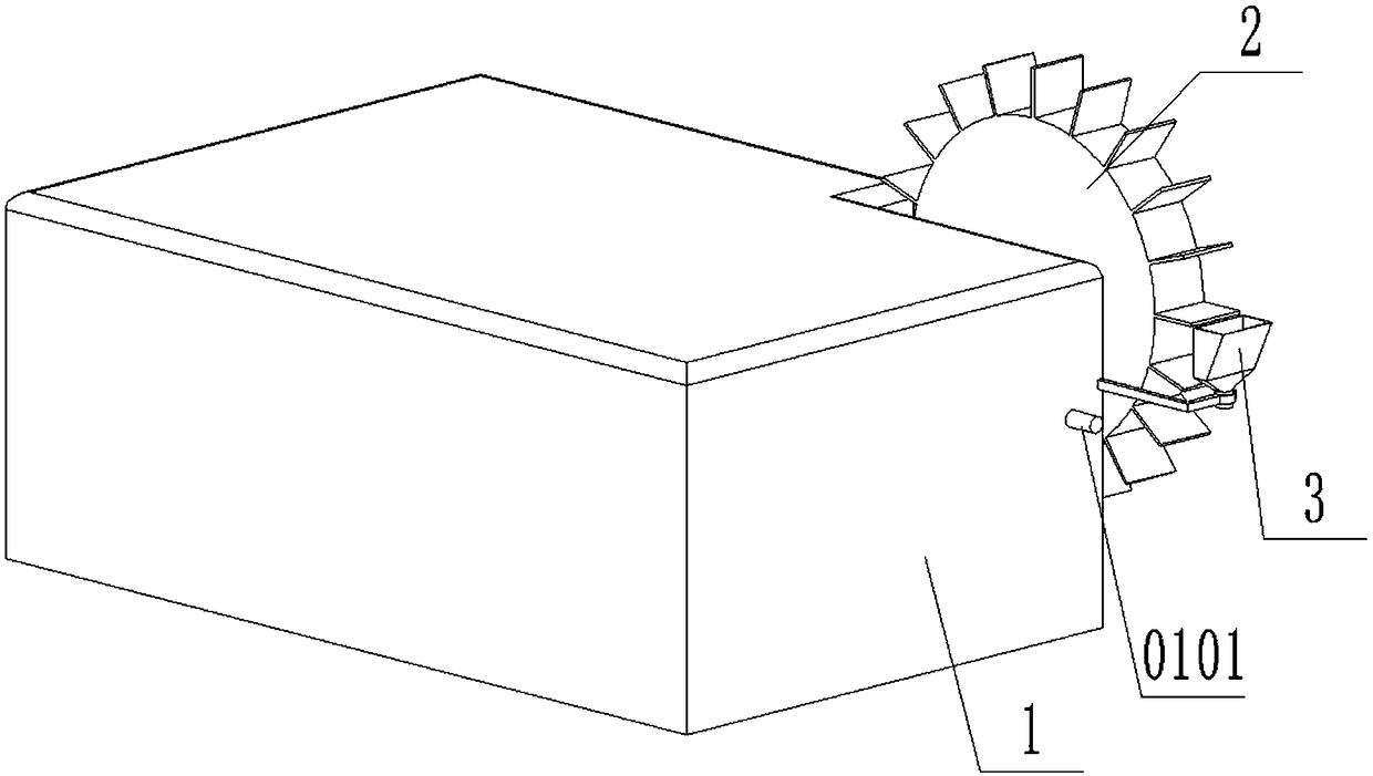 Automatic sampling device for monitoring water quality of water discharge port