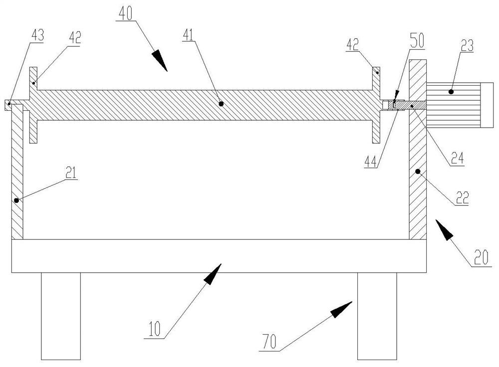 Cable winding device and application method thereof