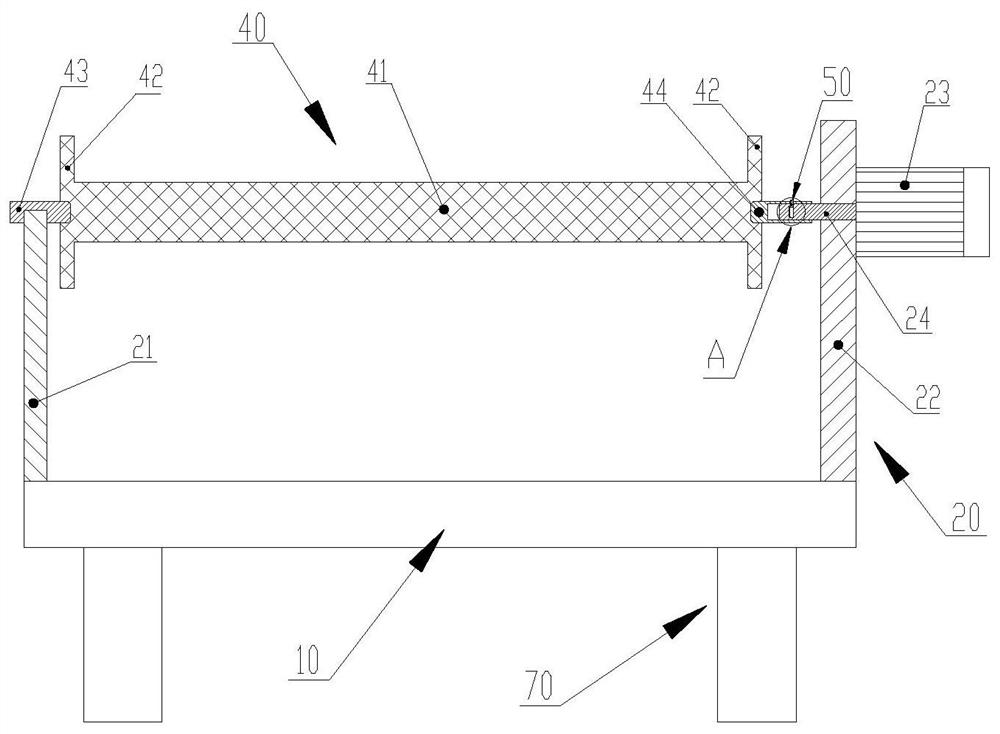 Cable winding device and application method thereof