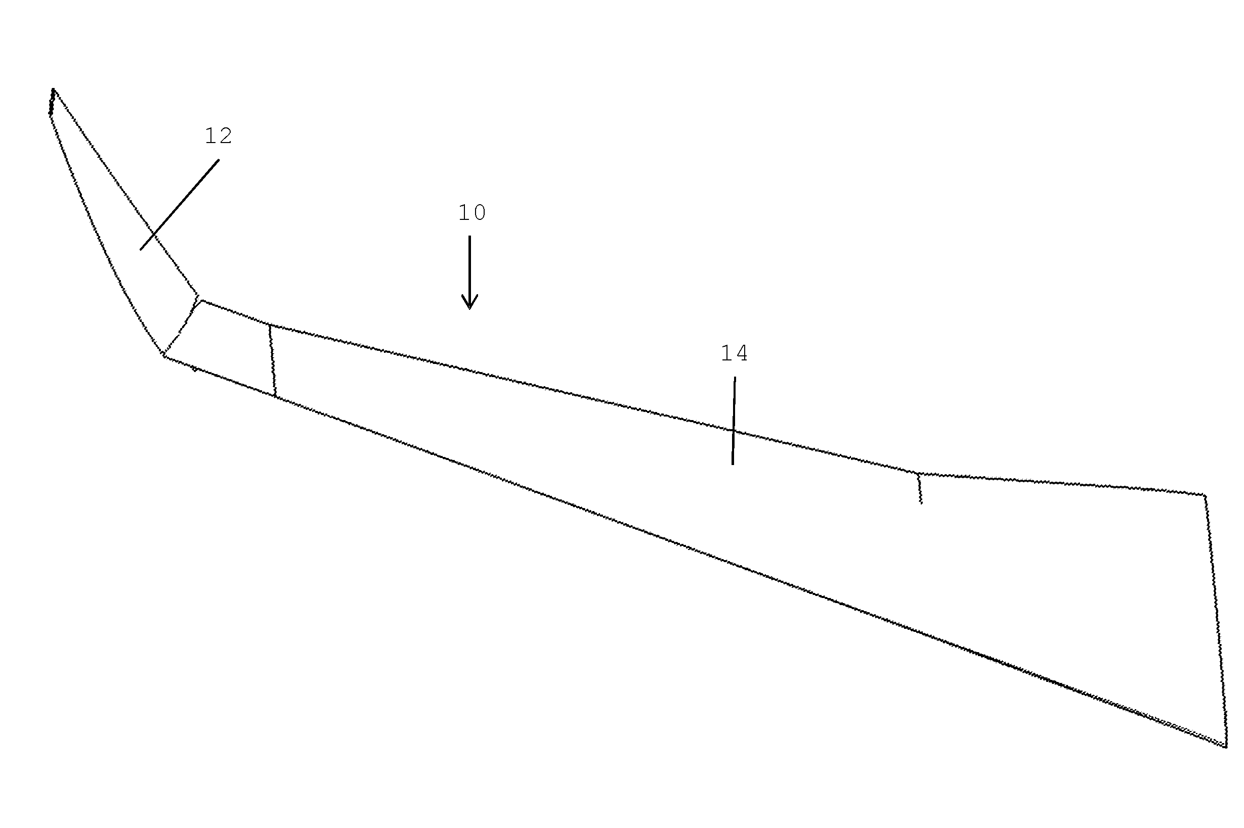 Folding wing tip and rotating locking device