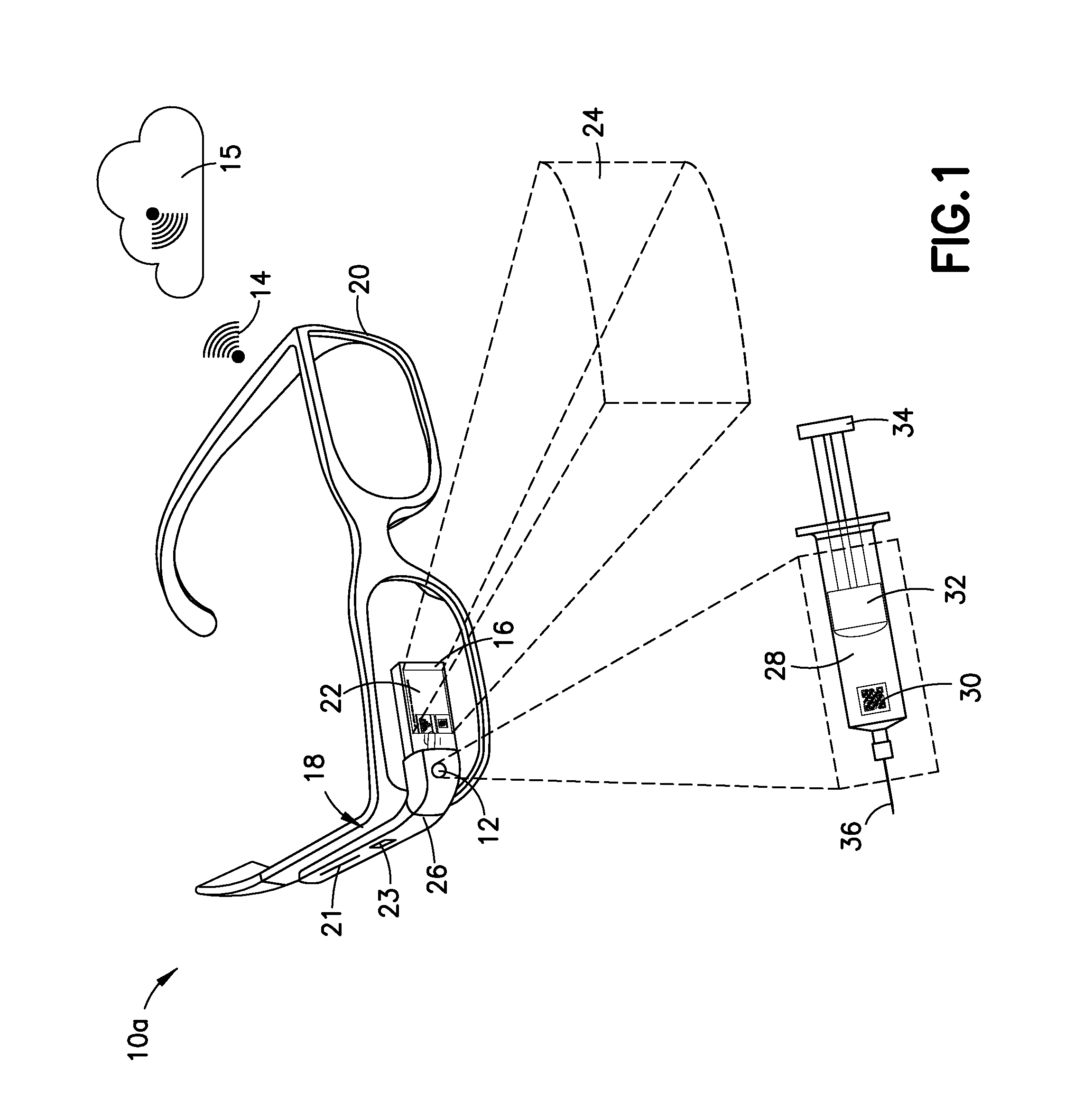 Wearable Electronic Device for Enhancing Visualization During Insertion of an Invasive Device