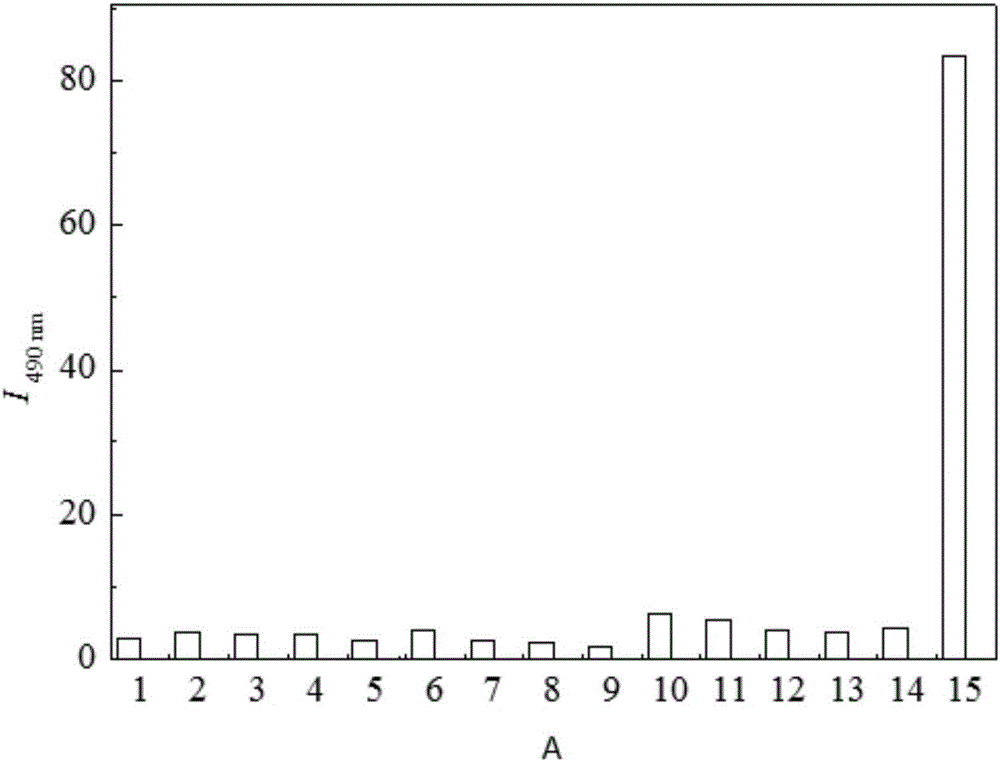 Oxalyl aminoquinoline derivative fluorescent molecular probe and preparation method and application thereof