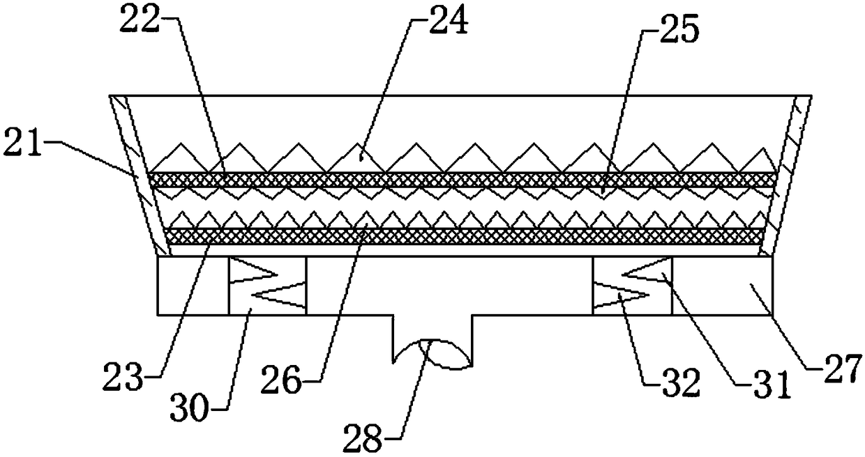 Defoaming device and wall-breaking foam separating and purifying system containing same