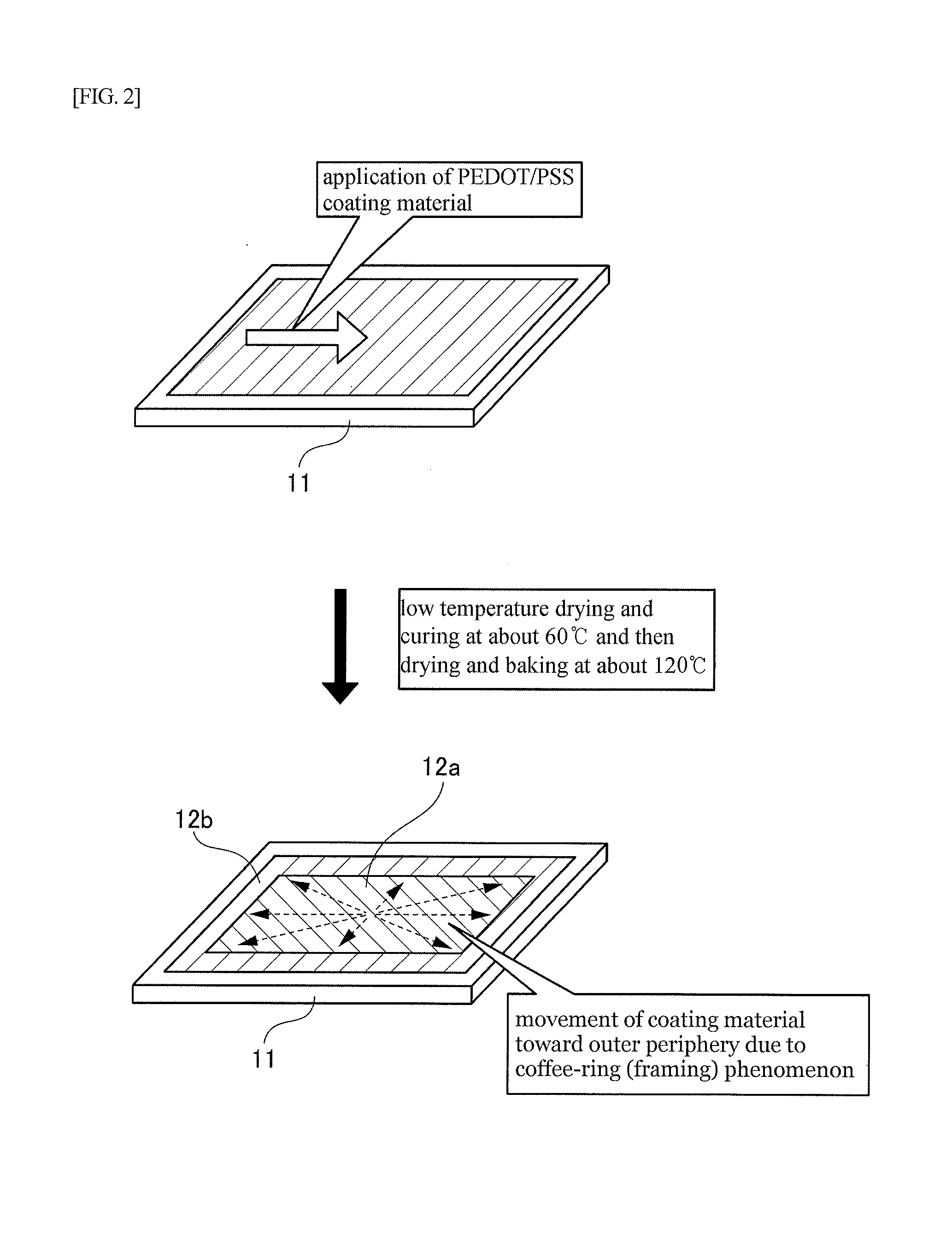 Transparent electrode capacitance sensor and process for manufacturing the same