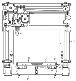 3D printing equipment with precise leveling function