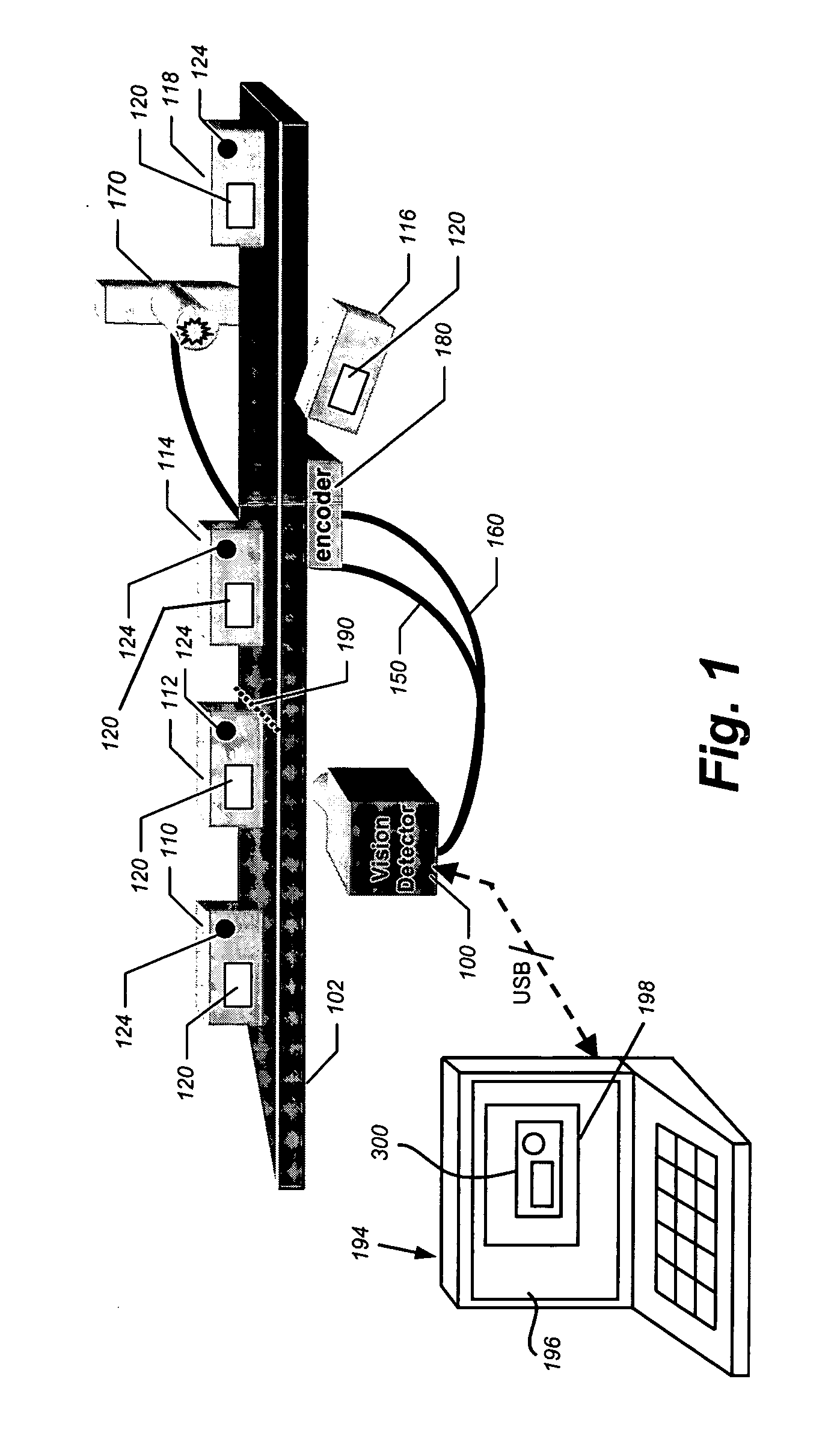 System and method for displaying and using non-numeric graphic elements to control and monitor a vision system